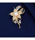XSB291 - Elegant Pearl Flower Brooch